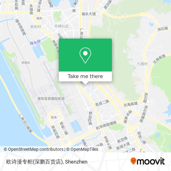 欧诗漫专柜(深鹏百货店) map