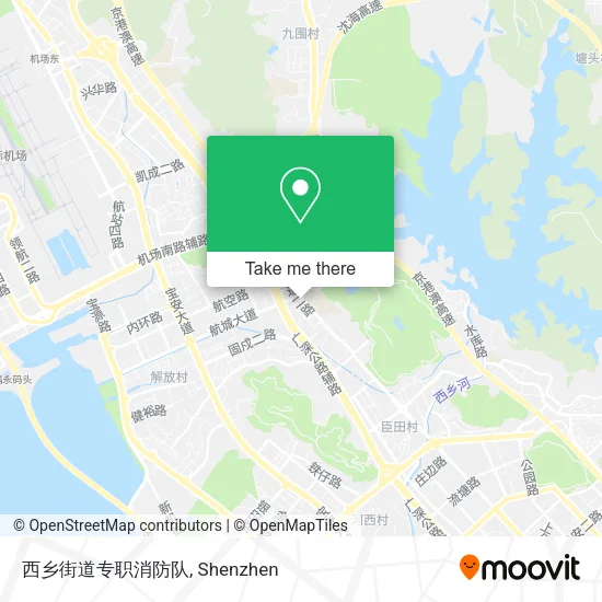 西乡街道专职消防队 map