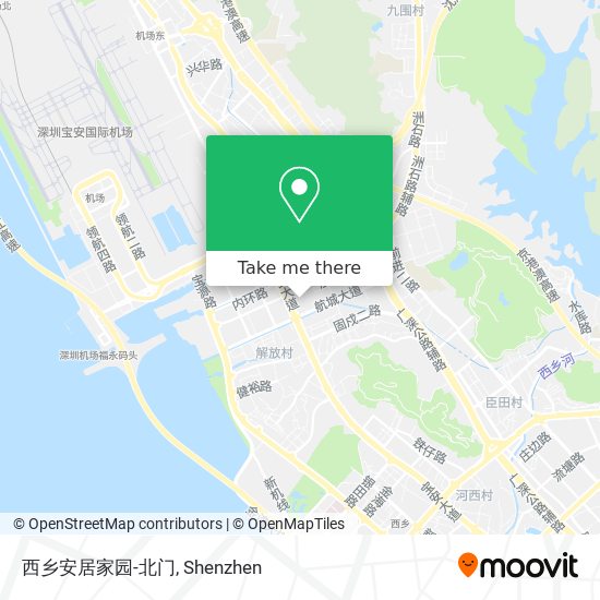 西乡安居家园-北门 map