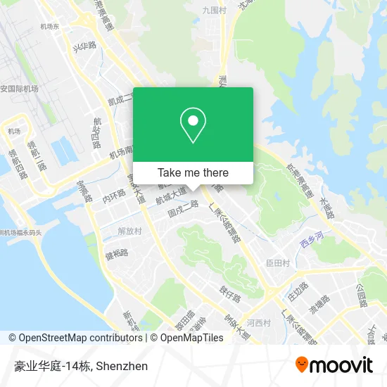 豪业华庭-14栋 map