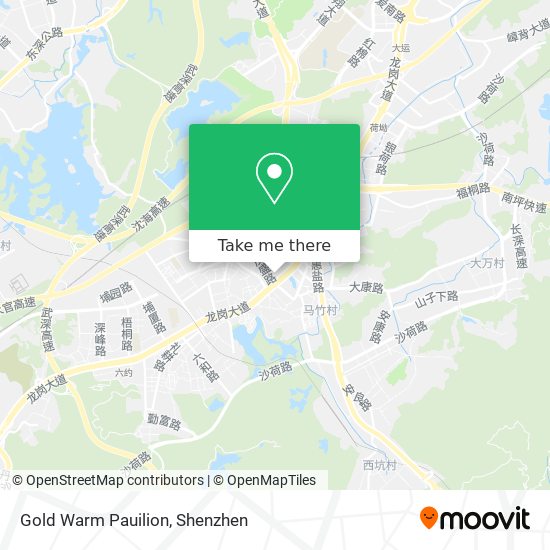 Gold Warm Pauilion map