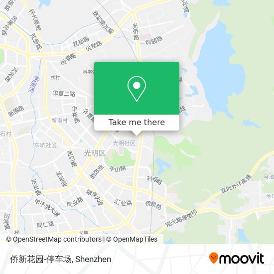 侨新花园-停车场 map