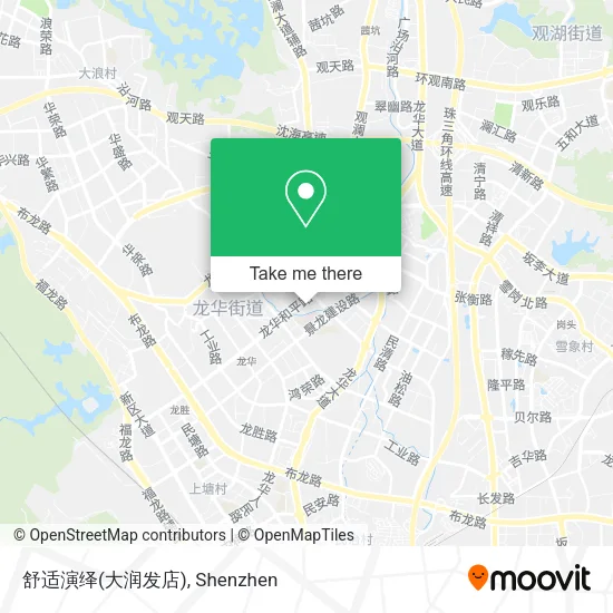 舒适演绎(大润发店) map