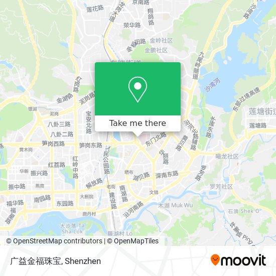 广益金福珠宝 map