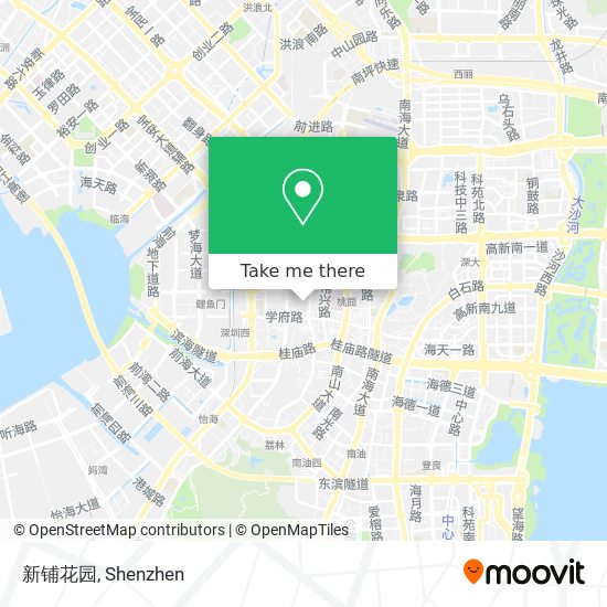新铺花园 map