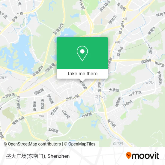 盛大广场(东南门) map