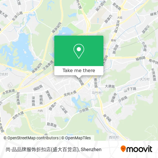 尚·品品牌服饰折扣店(盛大百货店) map