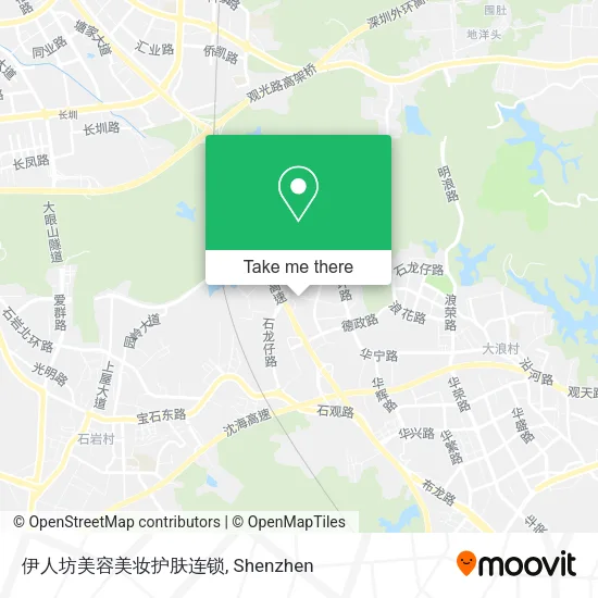 伊人坊美容美妆护肤连锁 map