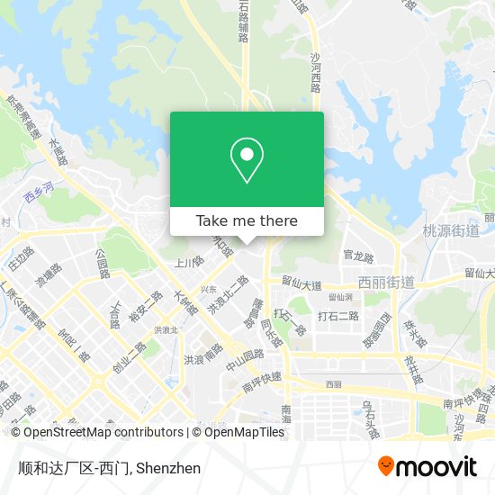 顺和达厂区-西门 map