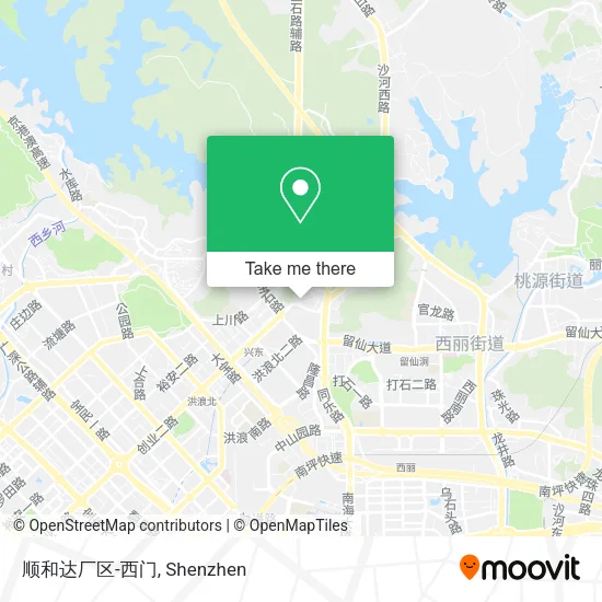 顺和达厂区-西门 map
