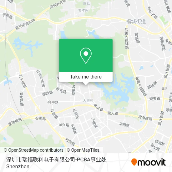 深圳市瑞福联科电子有限公司-PCBA事业处 map