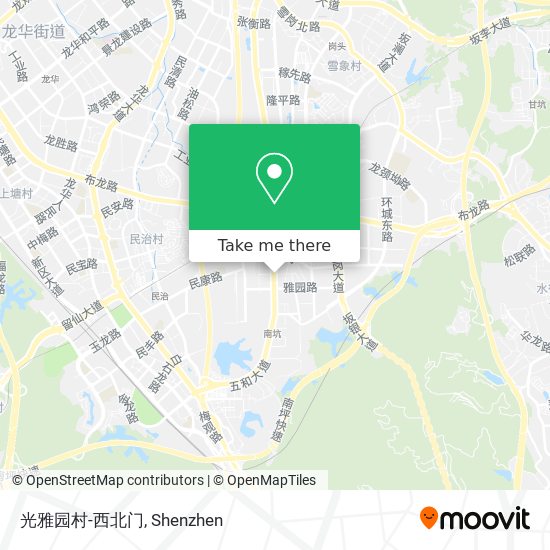光雅园村-西北门 map