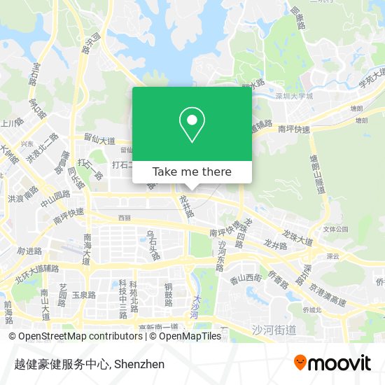 越健豪健服务中心 map