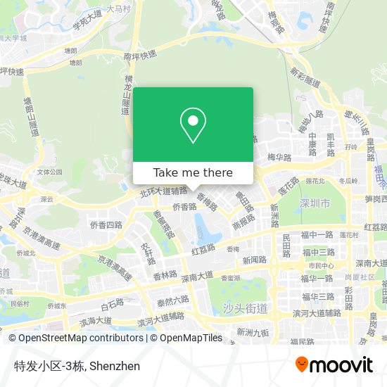 特发小区-3栋 map