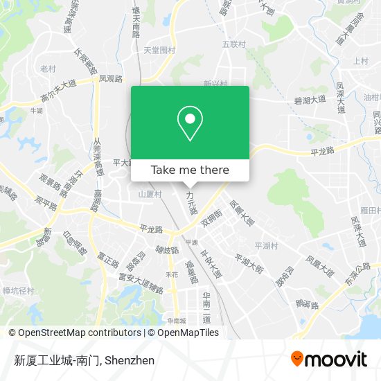 新厦工业城-南门 map