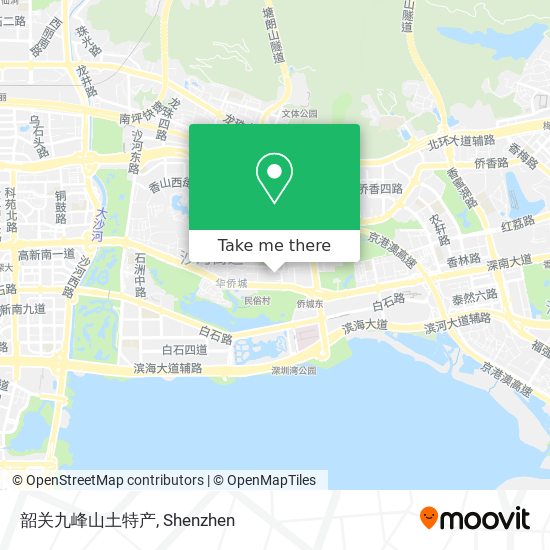 韶关九峰山土特产 map
