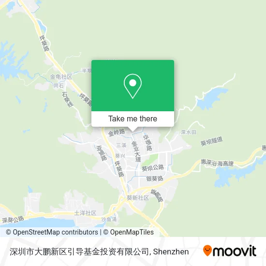 深圳市大鹏新区引导基金投资有限公司 map