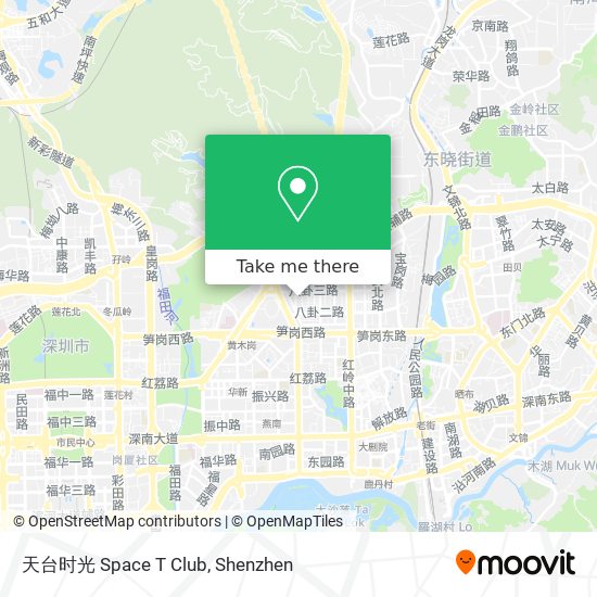 天台时光 Space T Club map