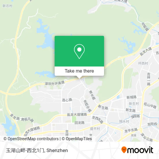 玉湖山畔-西北1门 map