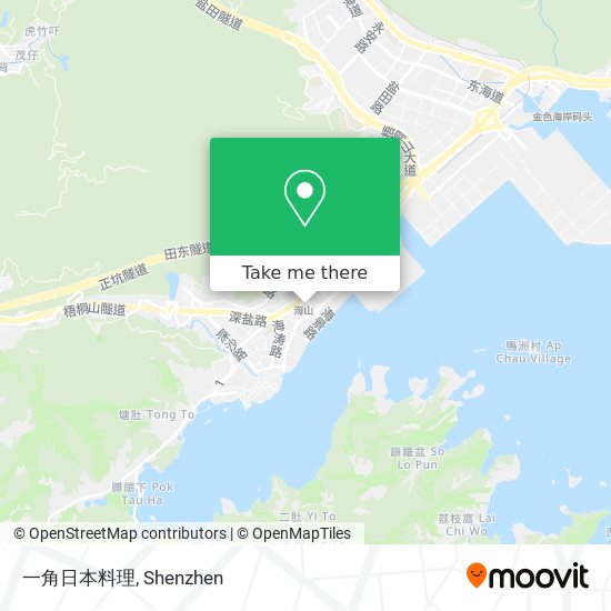 一角日本料理 map