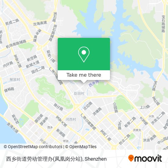 西乡街道劳动管理办(凤凰岗分站) map