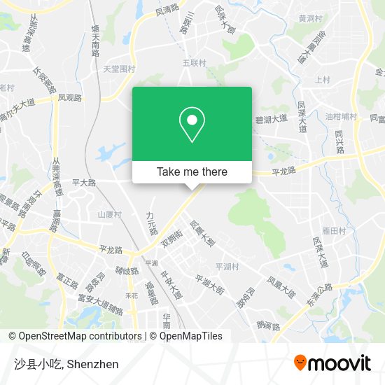 沙县小吃 map