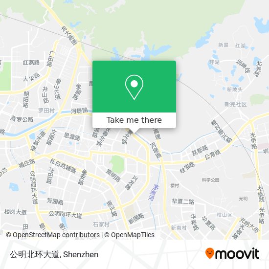 公明北环大道 map