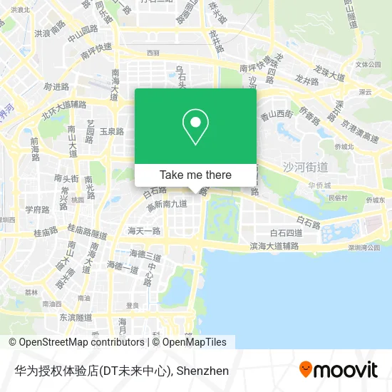 华为授权体验店(DT未来中心) map