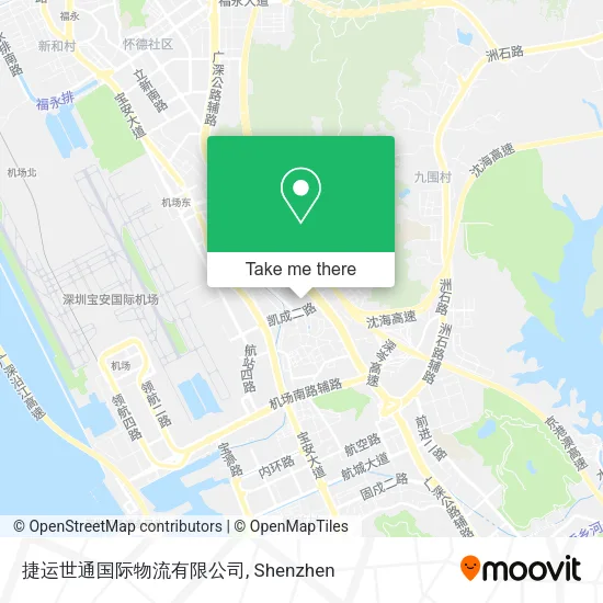 捷运世通国际物流有限公司 map