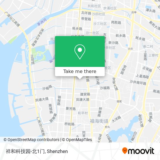 祥和科技园-北1门 map