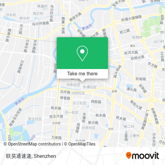 联昊通速递 map