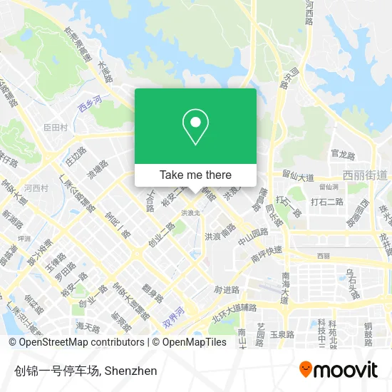 创锦一号停车场 map