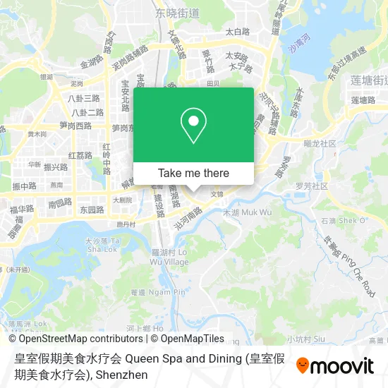 皇室假期美食水疗会 Queen Spa and Dining map