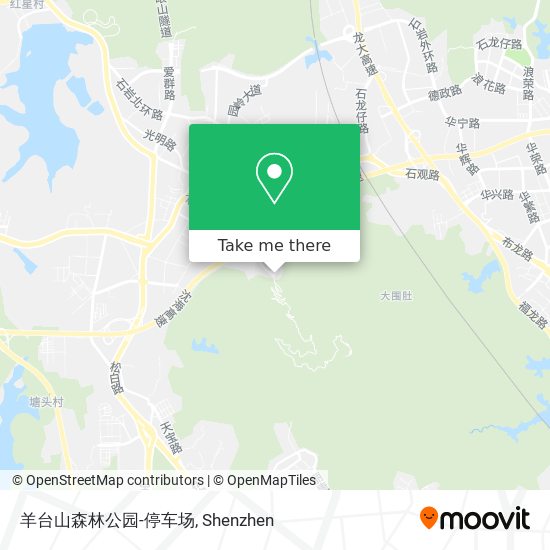 羊台山森林公园-停车场 map