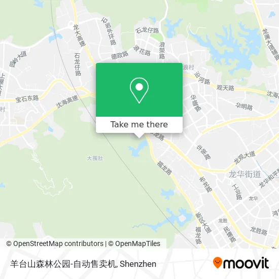 羊台山森林公园-自动售卖机 map