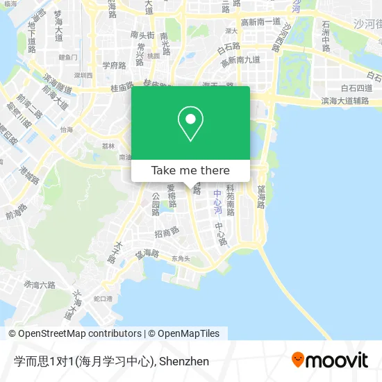 学而思1对1(海月学习中心) map