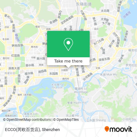 ECCO(芮欧百货店) map