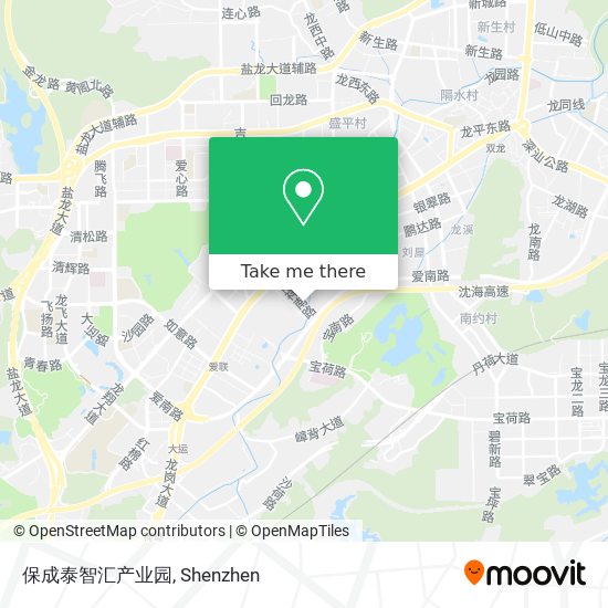 保成泰智汇产业园 map