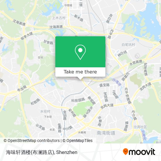 海味轩酒楼(布澜路店) map