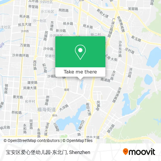 宝安区爱心堡幼儿园-东北门 map