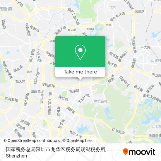 国家税务总局深圳市龙华区税务局观湖税务所 map