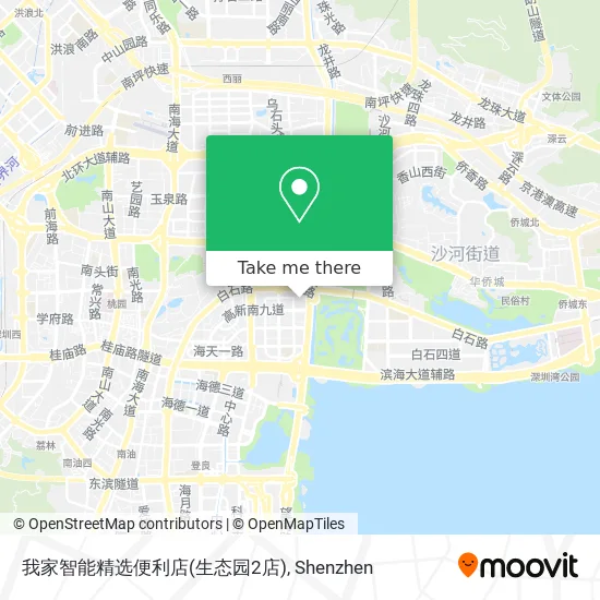 我家智能精选便利店(生态园2店) map
