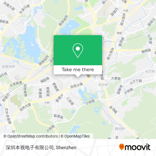 深圳本视电子有限公司 map