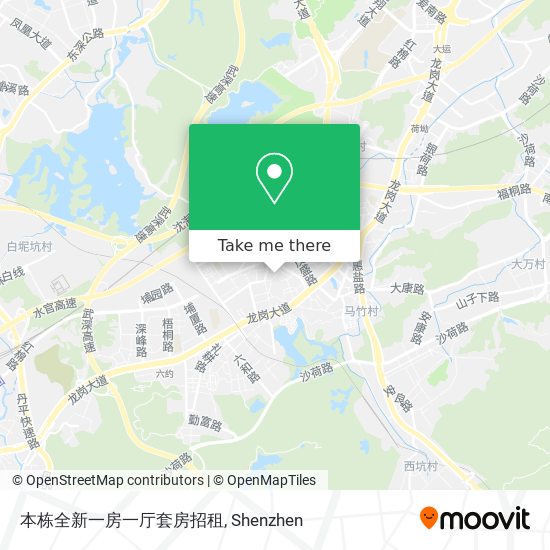本栋全新一房一厅套房招租 map
