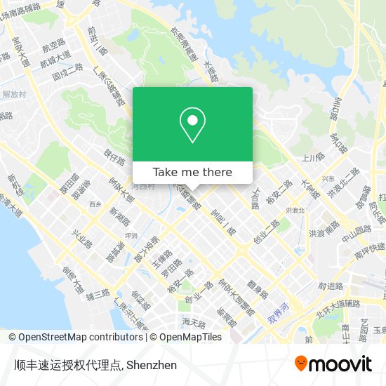 顺丰速运授权代理点 map