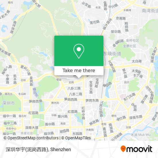 深圳华宇(泥岗西路) map