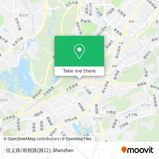信义路/前程路(路口) map
