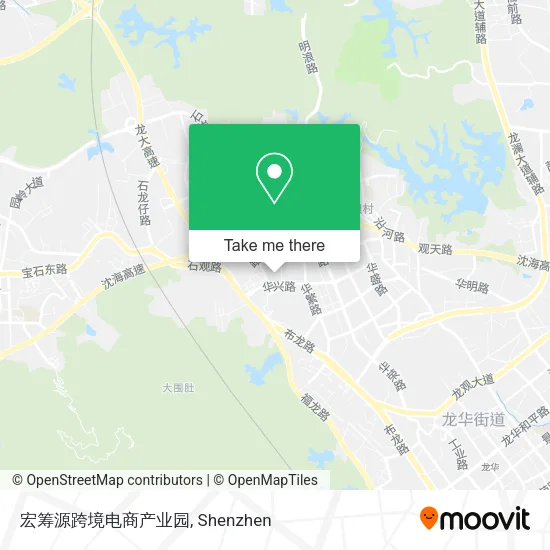 宏筹源跨境电商产业园 map