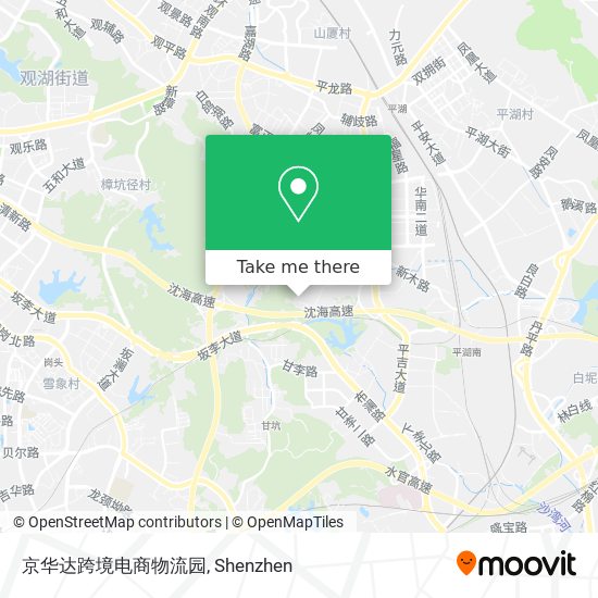 京华达跨境电商物流园 map