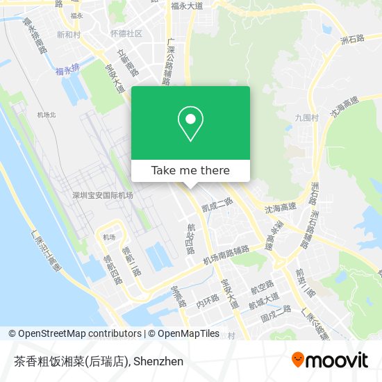 茶香粗饭湘菜(后瑞店) map